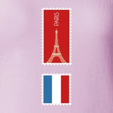 Paríž známka farebná