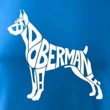 Doberman - nápis v tele