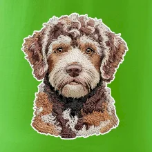 Lagotto romagnolo vyšívaná hlava