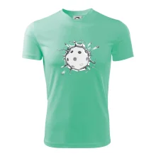 Florbal lopta v triku Florbal lopta v triku