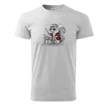 Squirrel playing drums