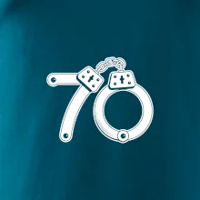 Narodeninové tričko pre policajta - putá 70 Narodeninové tričko pre policajta - putá 70