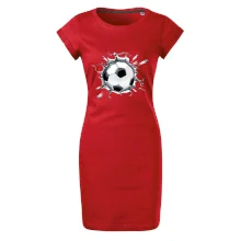 Futbalová lopta v triku Futbalová lopta v triku