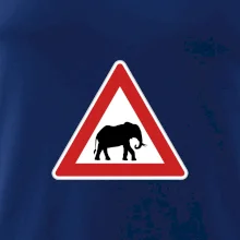 Dopravná značka - Pozor slon