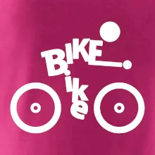 Bike nápis postava