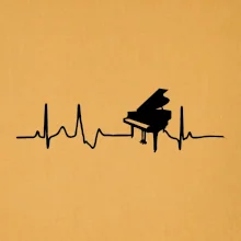 Piano ekg - krídlo