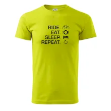 Ride Eat Sleep Repeat bicykel