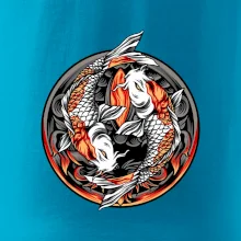 Yin & Yang Koi kapor - oranžový