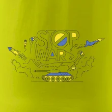 Stop war - Ukrajinské farby Stop war - Ukrajinské farby