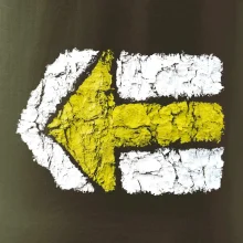 Párová turistická značka žlutá