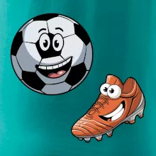 Parové tričko - Kopačka a lopta