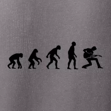 Evolúcia gitarista - kľačiaci