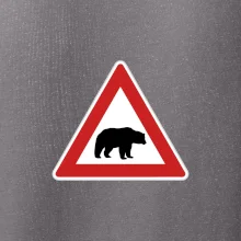 Dopravná značka - Pozor ľadový medveď