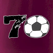 Futbal okrúhle narodeniny 70