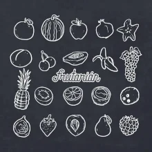 Frutarián ovocie vo štvorci