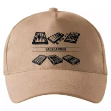 Backgammon čierny set