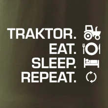 Traktor eat sleep repeat