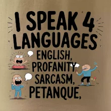 I speak 4 language - Petanque I speak 4 language - Petanque