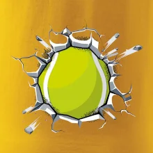 Tenisová loptička v triku Tenisová loptička v triku