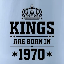 Kings are born in 1970