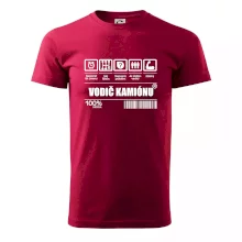 Čiarový kód - Vodič kamiónu Čiarový kód - Vodič kamiónu