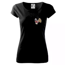 Folklór na prsníku sliepky