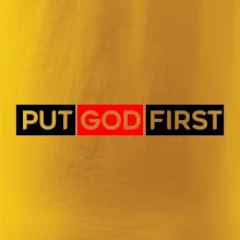 Put God first obdĺžnik