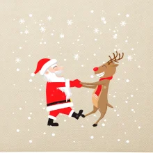 Tancujúci Santa a sob