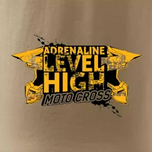 Motocross adrenaline level high