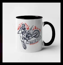 Motocross extreme sport fire