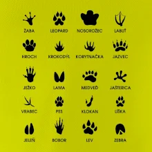 Zvieracie stopy - názvy