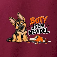 Boty jsem neviděl - štěně vlčáka