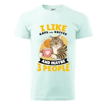 I like cats and coffee and maybe 3 people