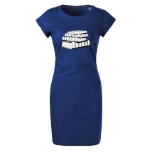 Knihy čiernobiele na sebe