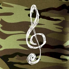 Husľový kľúč kreslený