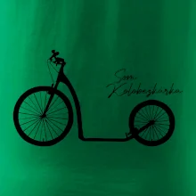 Som kolobežkárka veľké a malé koleso