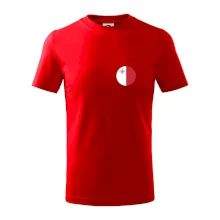 Vlajka Malta guľatá na prsník