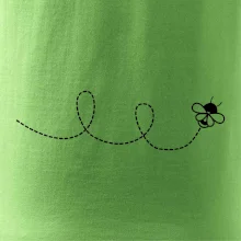 Dráha letu včely - slučka