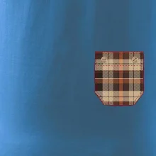 Flanelové triko hnědé