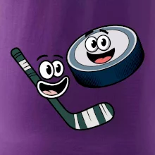 Parové tričko - Puk a hokejka