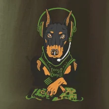 Bojový doberman (Pecka design)