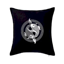 Yin & Yang ryby čiernobiele Yin & Yang ryby čiernobiele