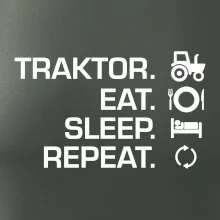 Traktor eat sleep repeat