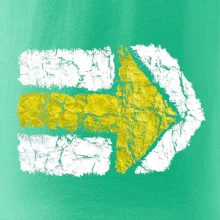 Párová turistická značka žlutá Párová turistická značka žlutá