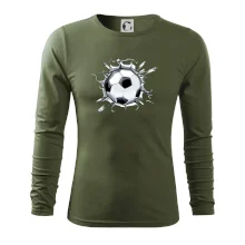 Futbalová lopta v triku Futbalová lopta v triku