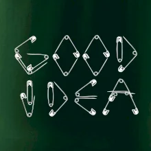 Good Idea nápis zatvárací špendlík