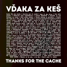 Vďaka za keš (v rôznych jazykoch)