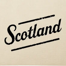 Scotland Vintage nápis