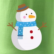 Snehuliak so šálom