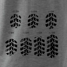 Pneumatiky - obtlačok v závislosti na tlaku Pneumatiky - obtlačok v závislosti na tlaku